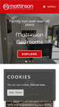 Mobile Screenshot of mattinsonbedrooms.com